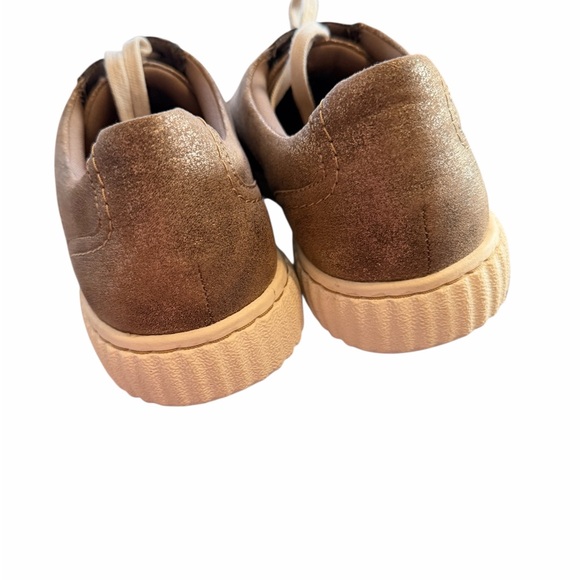 Clarks Collection Textile Casual Sneakers Caroline Ella Metallic 9 Wide NWOB - Picture 5 of 5